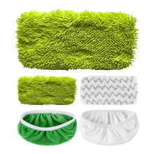 Microfiber Mop System with Washable Pads 4PCS