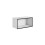 Cama open storage cabinet ROCO RO4 75/37/37 white/black 2