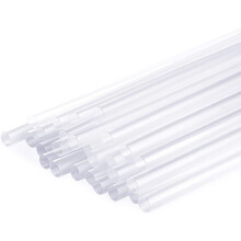 Clear disposable jumbo straws for smoothies 100-pack