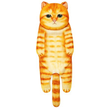 Orange Cat Bath Towel Microfiber Thick 30x60in