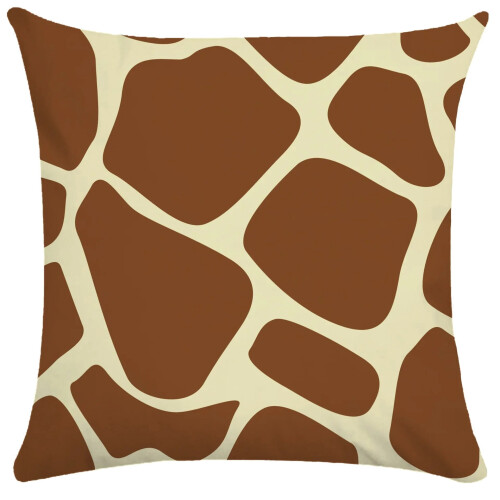 Cotton Linen Pillow Case Animal Geometric Pattern 2 pcs