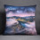 Cotton Linen Pillow Case Snow Sky Pattern 20x26 inch 1