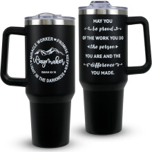 Christian Tumbler with Handle 40 oz