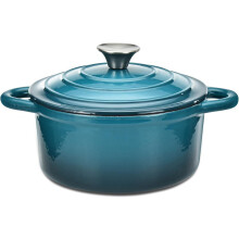 Enamel Cast Iron Dutch Oven Gray 5.5-Quart