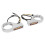Front Fork LED Turn Signal Light High Brightness Stability Clamp Indicators Lights for 41MM Fork 5