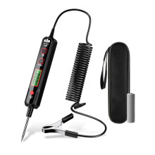 Car Test Light DC 0.8V-100V with Buzzer and Flashlight