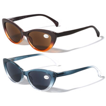 Women's Cat-Eye Reading Sunglasses +3.50 Magnification 2