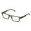 Rectangular Reading Glasses with Spring Hinge +2.25 1