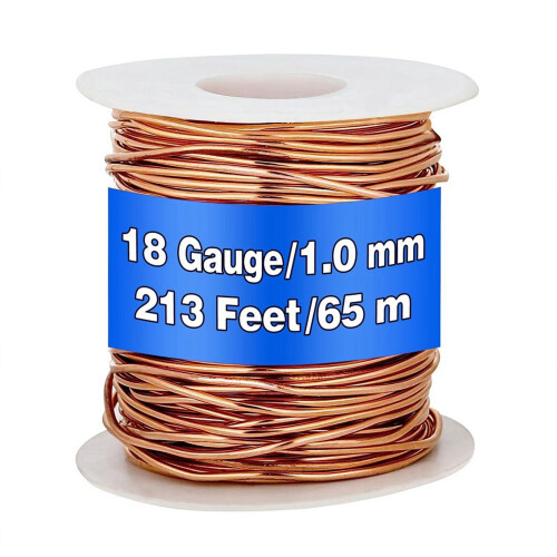 Doodzachte koperdraad 18 gauge 213 voet 1