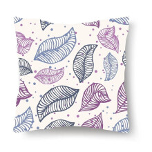 Cotton Linen Pillow Case Scandinavian Floral 2 pcs