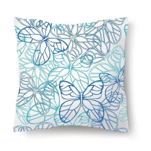 Cotton Linen Pillow Case Scandinavian Floral 2 pcs