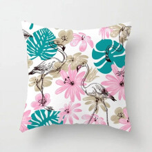 Cotton Linen Pillow Case Watermelon Banana Print 2 pcs