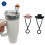 Silicone Cowboy Hat Straw Covers for Stanley Cup 30/40 oz 2 1