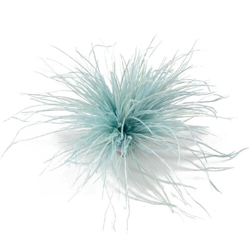 Feather Brooch Ostrich Feather Material 1 Piece