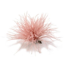 Feather Brooch Ostrich Feather Material 1 Piece