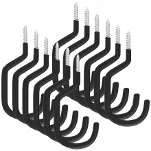 Wideskall heavy duty wall mount bike hook set 12 pieces