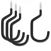 Wideskall heavy duty wall mount bike hanger hook set of 4