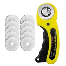 Gerich rotary cutter 45mm yellow fabric cutting wheel
