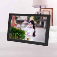 12-inch HD digital photo frame with calendar and clock