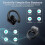 Ασύρματα ακουστικά Bluetooth 5.3, 75 ώρες παιχνιδιού, αδιάβροχα IPX7 με ψηφιακή οθόν 2