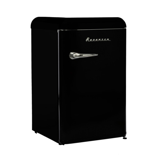 Fridge & Freezer Retro Ravanson LKK-120ERB 1