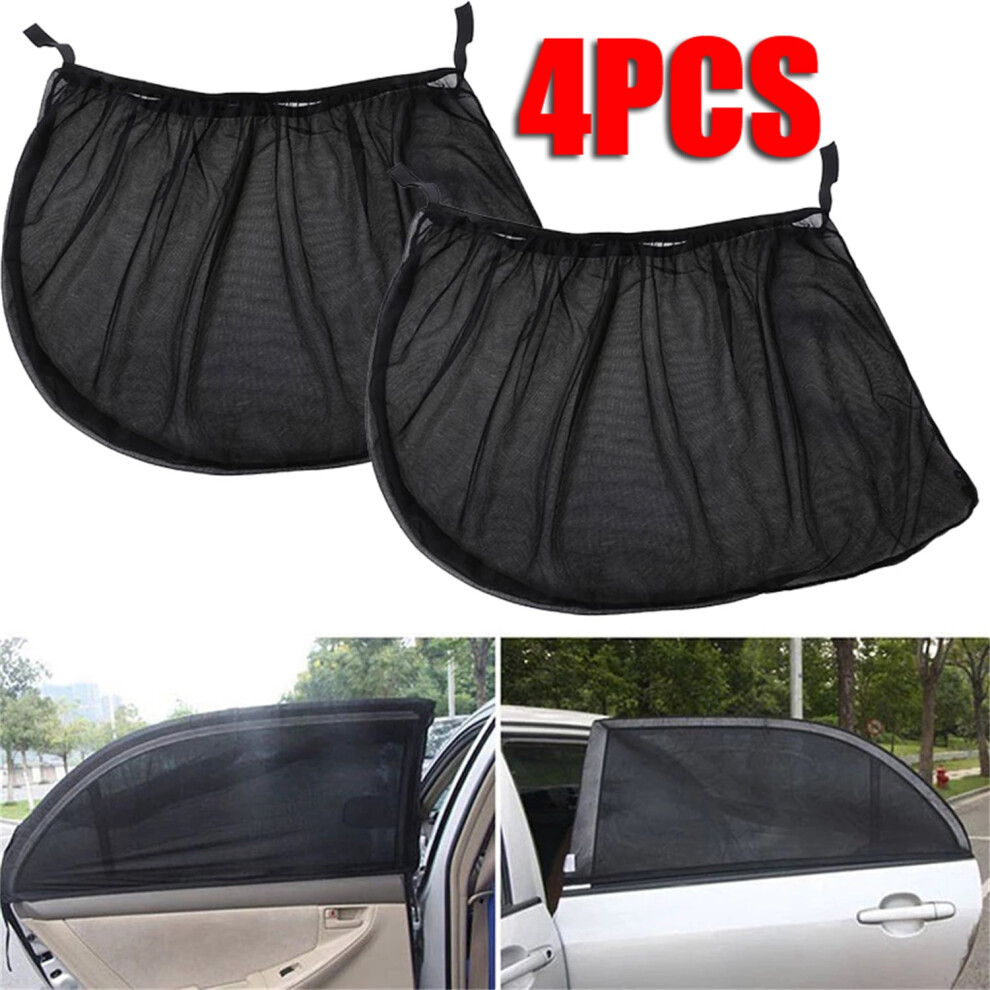 Car Window Mesh Sun Shade Uv Protection 2Pcs 9306268751229