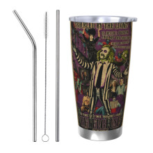 Beetlejuice tumbler stainless steel 20 oz