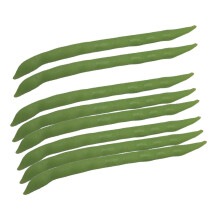 Artificial Green Beans Plastic Display Decor 1 Pair
