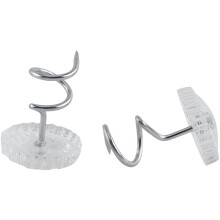 Clear Heads Twist Pins for Upholstery 30 pcs