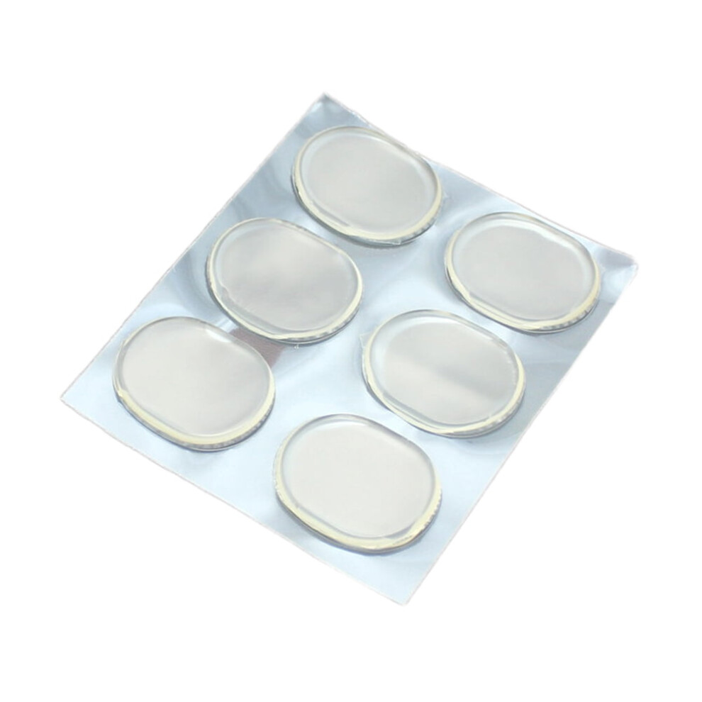 Anti-skid heel pads silicone gel transparent 1 pair