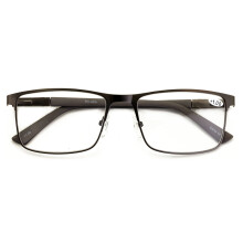 Men's Optical Frame Rectangular Metal +1.75 144mm