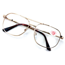 Metal Aviator Reading Glasses +1.25 Square Large Lens