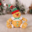 Kerstknuffel peperkoekpop als hangdecoratie 3