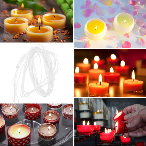 Stoppino di cotone per candele, confezione lunga 1