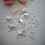 Sewing hooks and eyes closure 100 pcs silver black 6