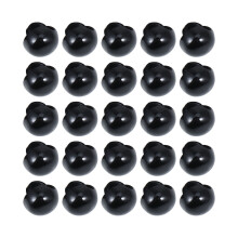 Troglfold black craft bear doll eyes round 100pcs