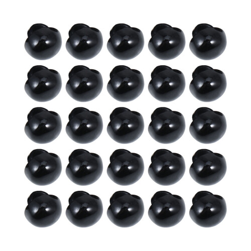 Troglfold black craft bear doll eyes round 100pcs