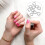 Small Heart Nail Charms Rhinestone 10pcs 2