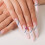Small Heart Nail Charms Rhinestone 10pcs 6