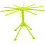 Foldable pasta drying rack green 1 pack 1