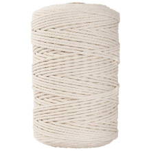 Meiiso cotton rope 3 mm 100 m for macramé crafts