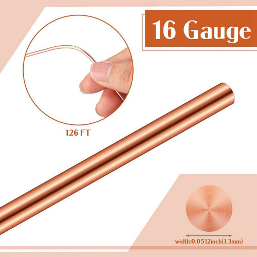 Σύρμα χαλκού Dead Soft για κατασκευή κοσμημάτων 16Gauge1Pound 1