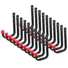 Wall Mount Garage Utility Hooks Heavy Duty Steel Pack of 20