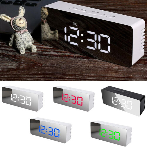 LED digitale wekker met USB-aansluiting en snooze-functie 2
