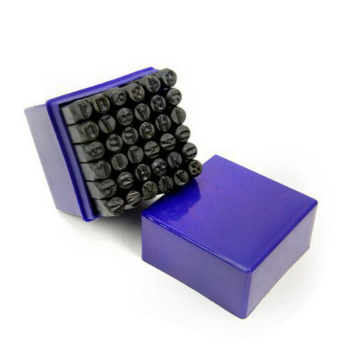 Conjunto de Punções com Números Ingleses 4mm 36 Peças 1