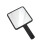 RUOYING square hand mirror for makeup use 1 piece 1