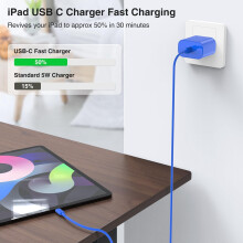 TRAHOO-kompatibel med iPhone 16 15, snabbladdare, 3 meter, USB C-block och lång typ C-till-C-kabel för kompatibel med Apple 16 Pro Max/15 Plus/iPad