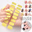 RUOYING nail stickers single color removable 16 pcs 1
