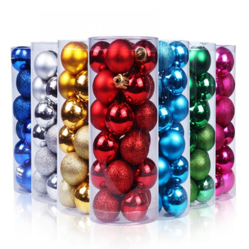 Bolas de Natal inquebráveis, 72 unidades, 3 cm (1,2 polegadas) 1
