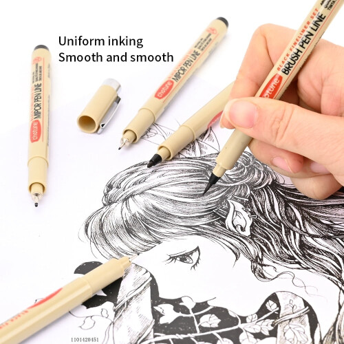 Στυλό Micron Pigment Liner για Manga Sketching Σετ 12 Άκρων 2